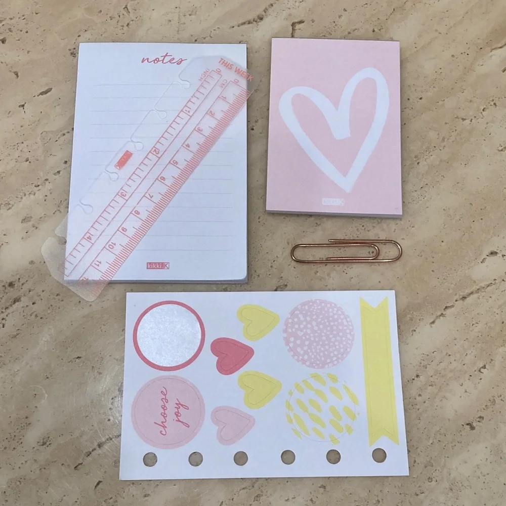 Kikki K Gray and Gold Planner